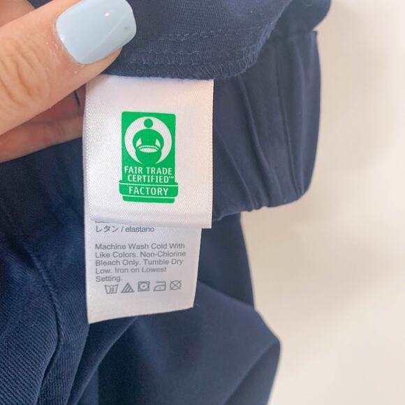 NWT J. CREW navy pull-on pants straight leg pockets tall nautical XST 3007 - Picture 10 of 14